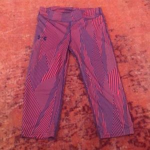 Girls Under Armour Capri Leggings
